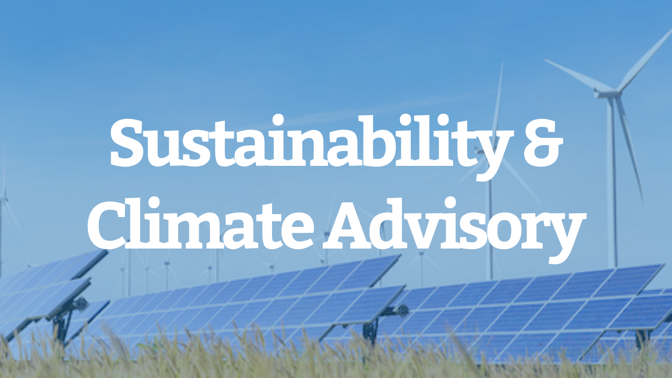 Sustainability & Climate Advisory